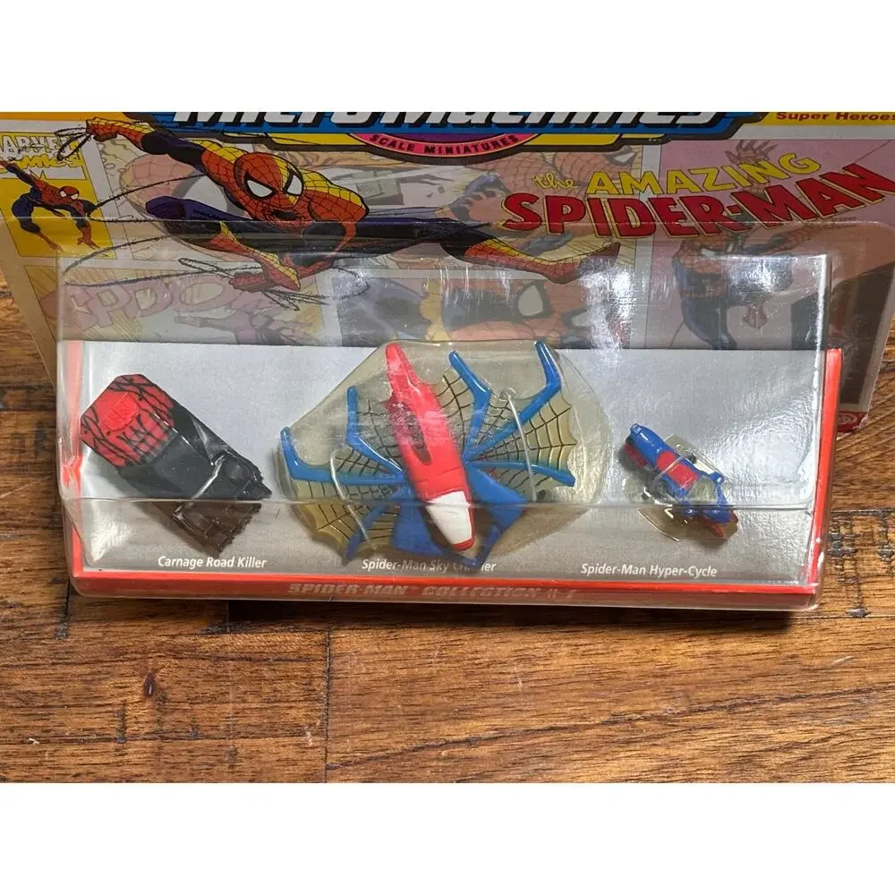 Spider-Man Collection #1 Micro Machines Galoob 1993 New Mini Miniature Vehicles